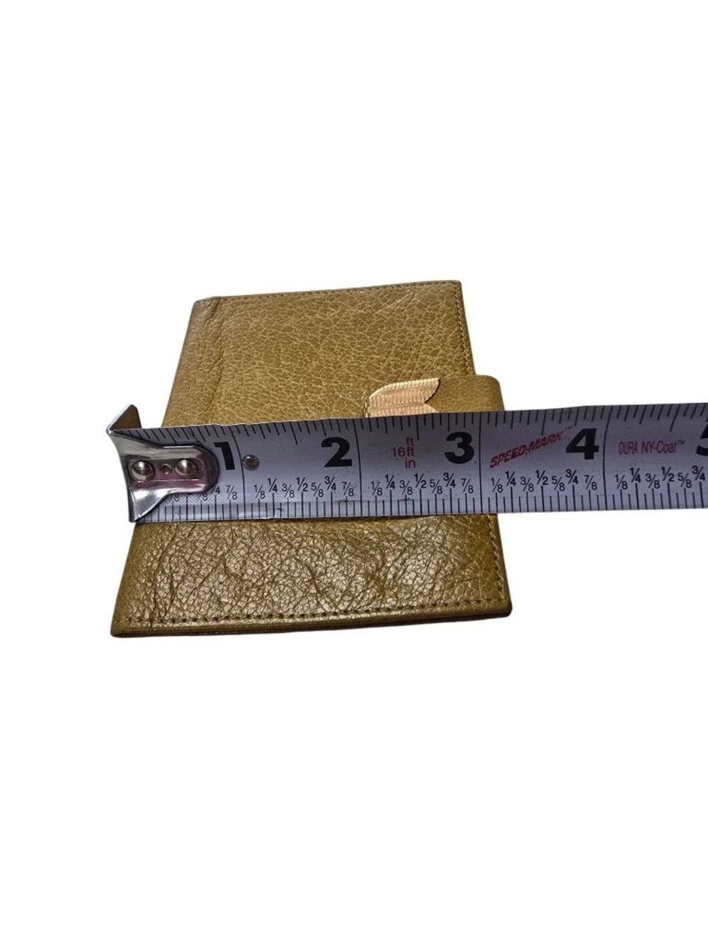 Vintage Bond Street Leather Wallet Gold‑Tone Snap Clasp Original - Picture 4 of 11